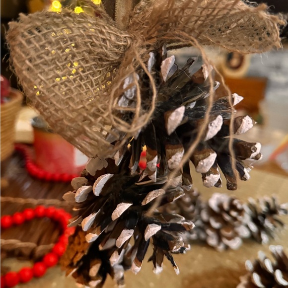 Handmade pine cones Christmas Ornaments - Picture 3 of 7